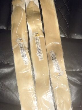 Unbranded Blonde Straight Weave Extensions - Warm Honey Blonde